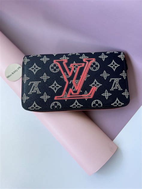 louis vuitton upside down logo wallet|counterfeit louis vuitton bag.